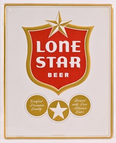 Lone Star Beer Tin Sign