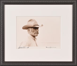 Lonesome Dove Double Signed Photo by Bill Wittliff