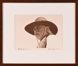 Lonesome Dove Double Signed Photo by Bill Wittliff
