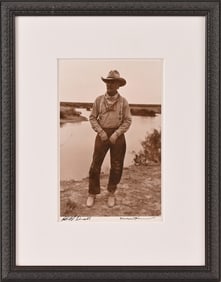 Lonesome Dove Double Signed Photo by Bill Wittliff