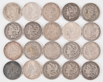 Collection of (20) Morgan Silver Dollars