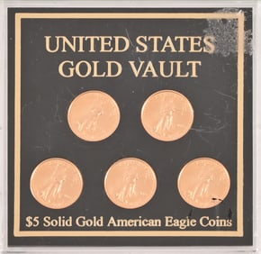 2005 American Eagle $5 Gold Coin Set