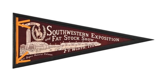 Fort Worth Stock Show & Expo Souvenir Pennant