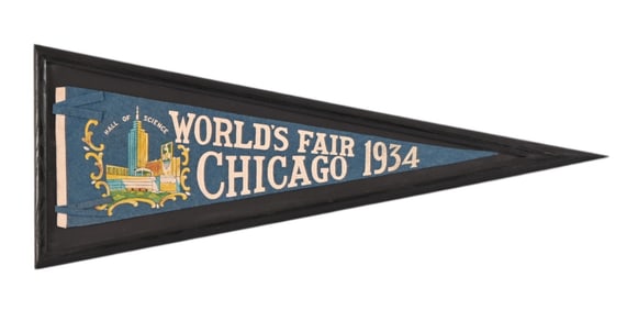World's Fair Chicago 1934 Souvenir Pennant
