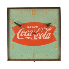 Coca-Cola Fishtail PAM Clock