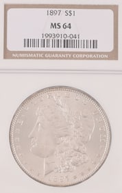 1897 Morgan Silver Dollar NGC MS64