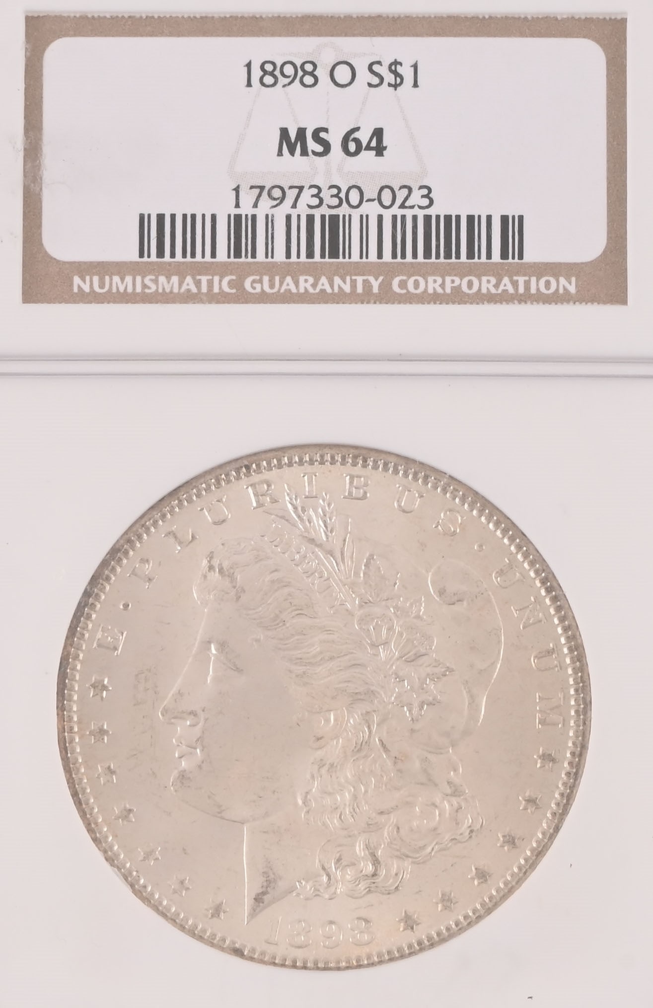 1898-O Morgan Silver Dollar NGC MS64 (1 of 2)