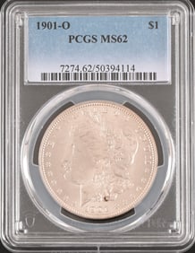 1901-O Morgan Silver Dollar PCGS Graded MS62
