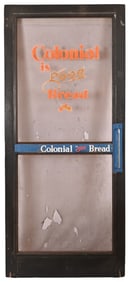 Colonial Bread Door Push Advertising Screen Door