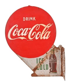 Coca-Cola Double Sided Flange Sign