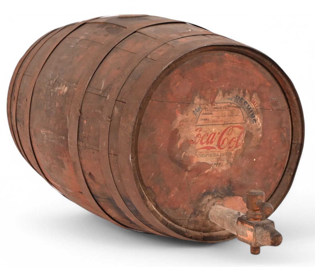 Coca-Cola Wooden 10 Gallon Syrup Keg (1 of 5)