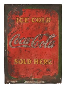 Coca-Cola Advertising Tin Sign
