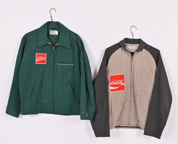 (2) Coca-Cola Delivery Driver Jackets