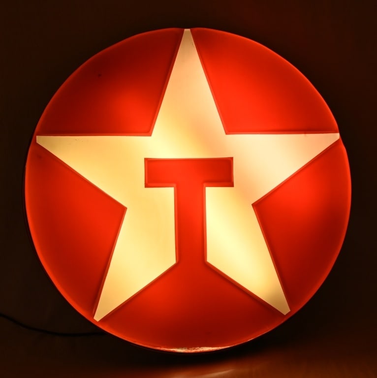 Texaco Lighted Station Sign (1 of 3)