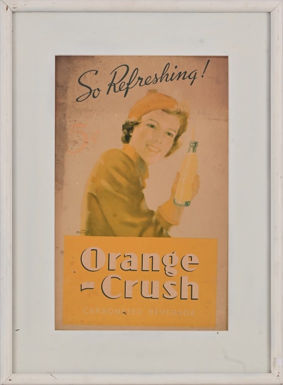 Orange Crush Soda Framed Advertising (1 of 4)