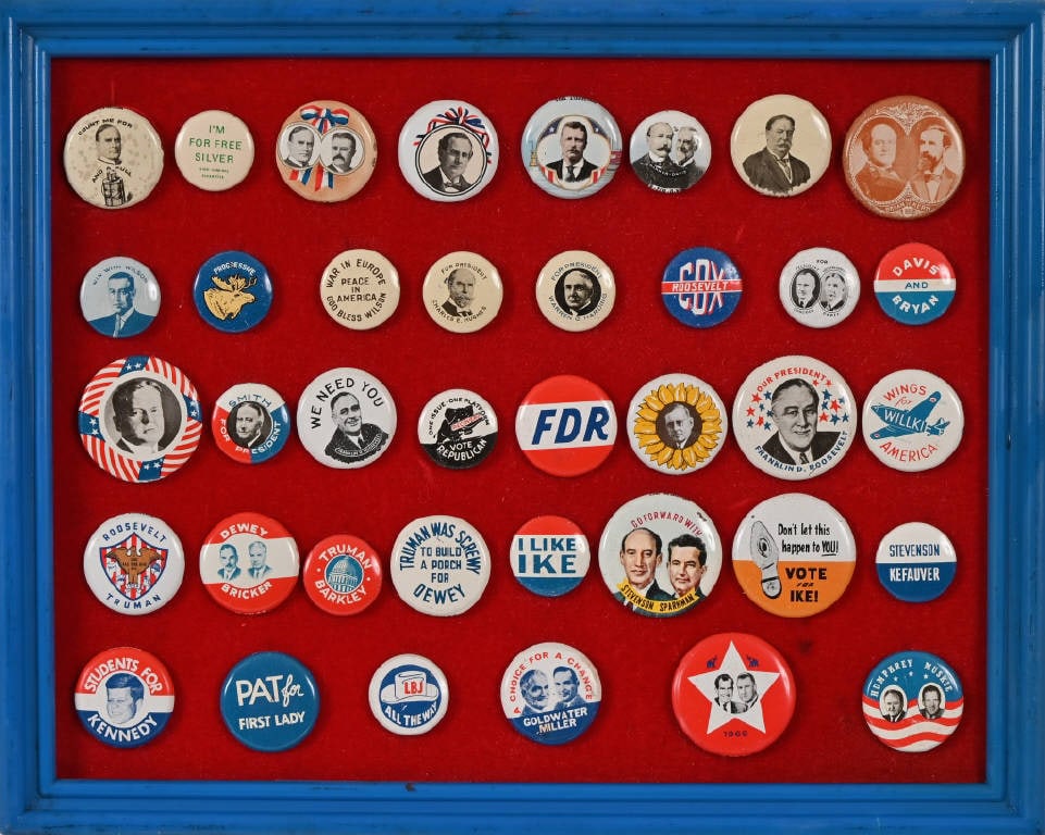 Vintage U.S. Presidential Campaign Buttons (1 of 7)