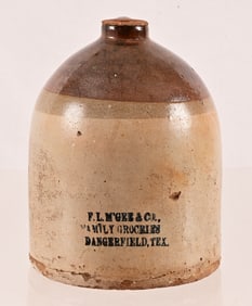 Dangerfield Texas F.L. M'Gee & Co. Saloon Jug