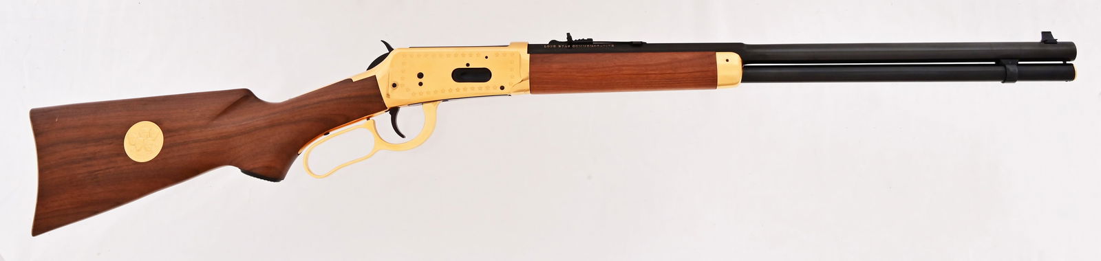 Winchester 94 Lone Star Commemorative .30-30: S/N LS10813. Half octagon 20" barrel. Excellent condition in original box, only 55,259 produced in 1970. Modern.