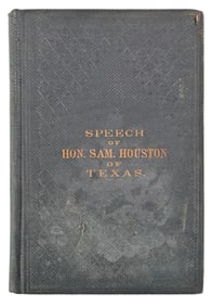 Speech of Hon. Sam Houston of Texas Book
