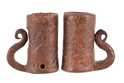 (2) Spanish Colonial Signal Cannon "Thunder Mug"