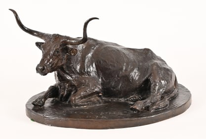 "Texas Longhorn" Bob Scriver Bronze