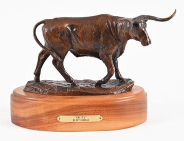 Texas Longhorn Bronze "Smitty" by Dave Hodges