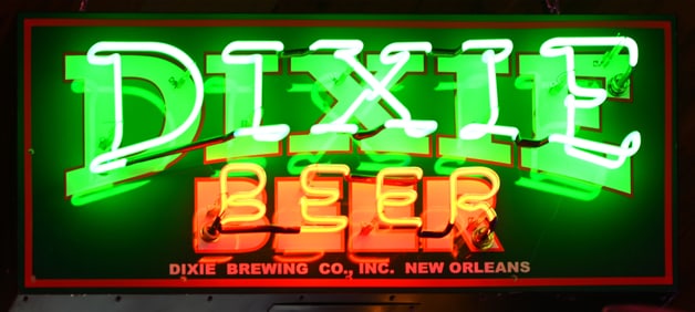 Dixie Beer Double-Sided Neon Sign