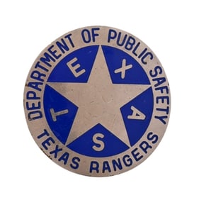 Texas Ranger Jerome Preiss' Bottlecap Badge