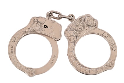 Texas Ranger Colt First Gen Engraved Handcuffs