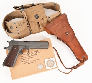 WW2 Colt US M1911 .45 ACP Pistol NOS Condition