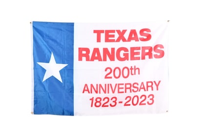 Texas Ranger 200th Anniversary Flag