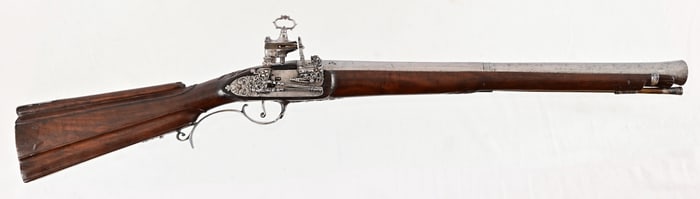 Rare Spanish Miquelet Flint Lock Blunderbuss
