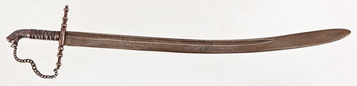 Andres Benites Sword, Alamo Indian Interpreter