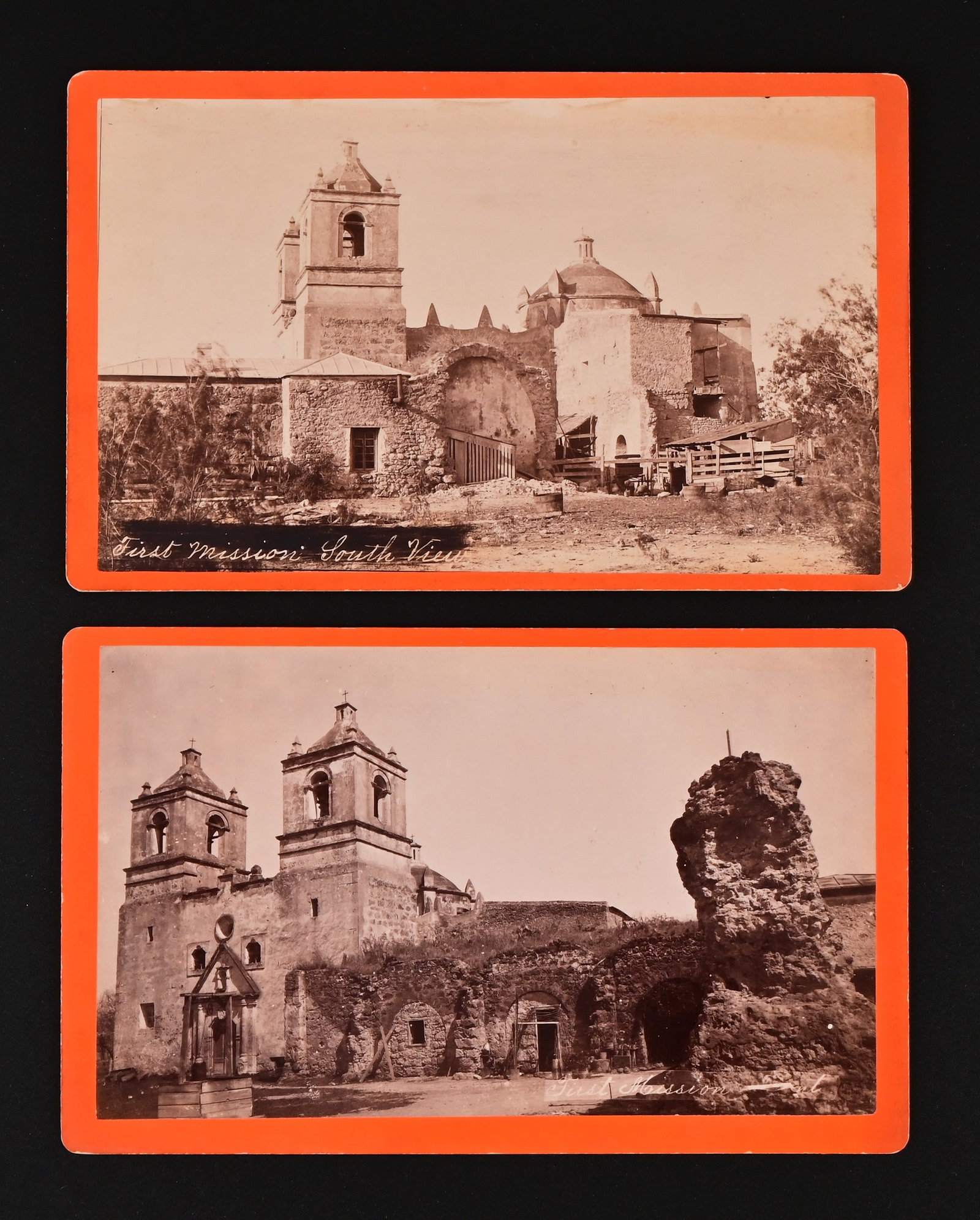 Mission Concepcion San Antonio Photo Cards (Pair): 5x8