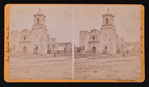 Mission San Jose, San Antonio Stereograph Card