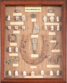 Collection Of Civil War Relics