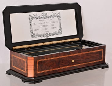 Reuge Handcrafted Swiss 50 Note Music Box