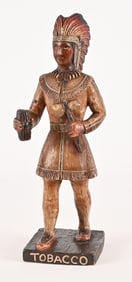 Cigar Store Native American Display Advertisement