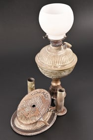 Cubanola Antique Advertising Lamp & Cigar Cutter