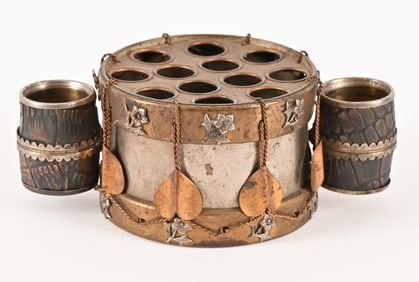 Cigar Store Civil War Drum Cigar Holder