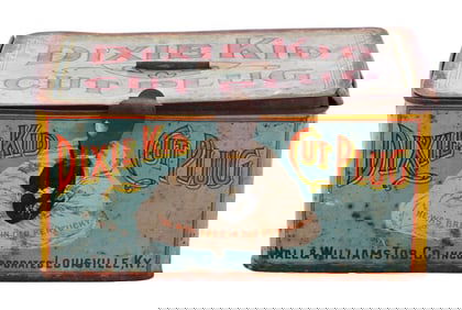 Dixie Kid Cut Plug Tobacco Tin