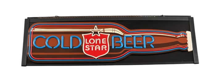 Lone Star Beer Vintage Pool Table Lamp