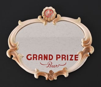 Grand Prize Beer Advertising Mirror