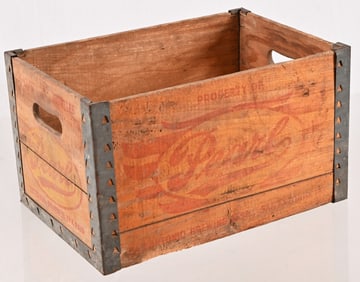 Pearl Beer Vintage Wooden Crate