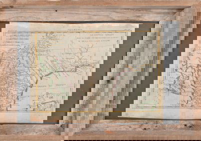 1787 Map of Mexico "Le Nouveau Mexique"
