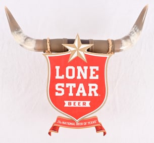 Lone Star Beer Longhorn Sign