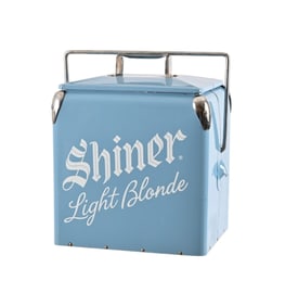 Shiner Light Blonde Beer Advertising Cooler