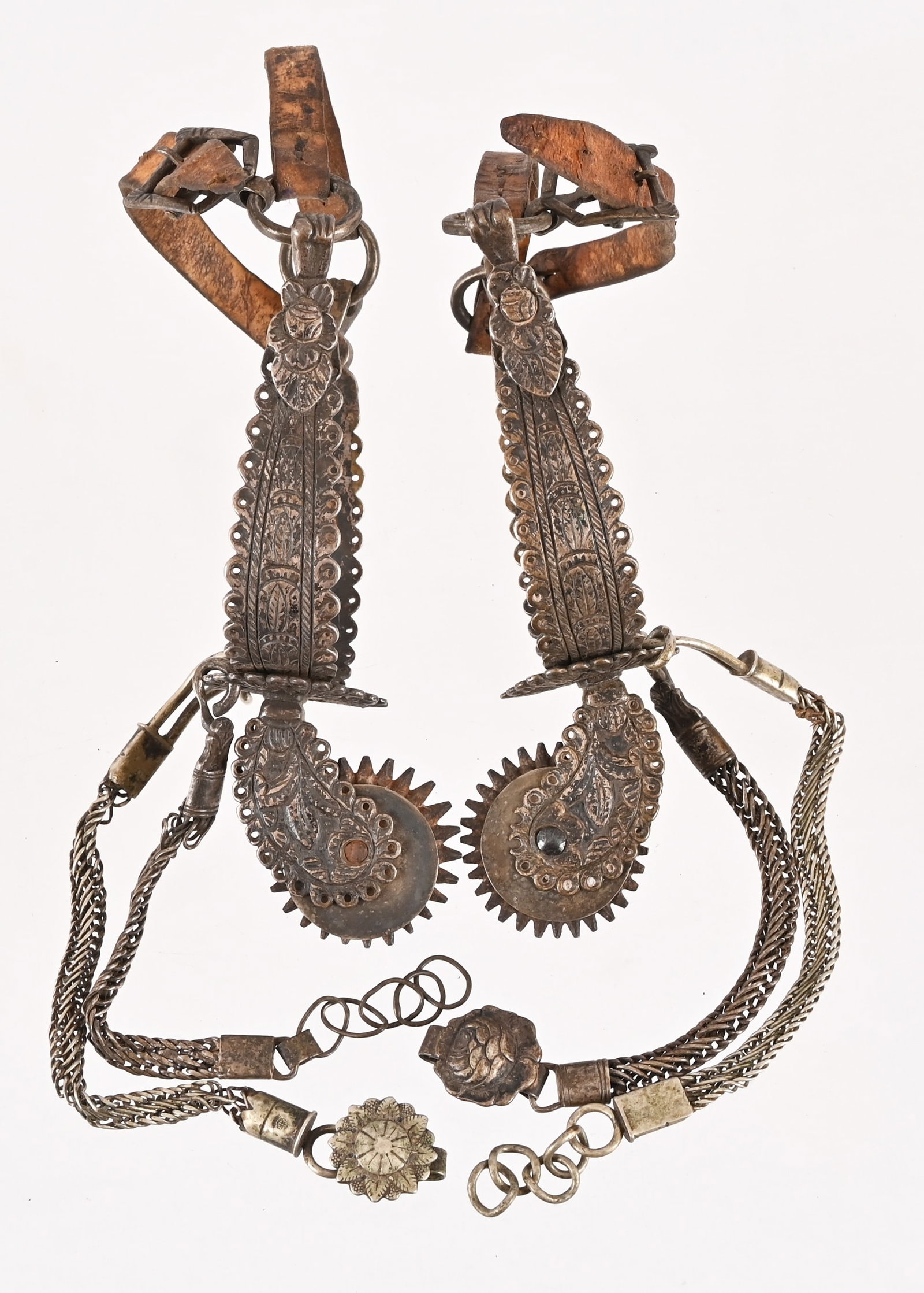 Spanish Colonial Spurs: 1.75" rowels