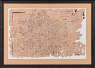 1868 San Antonio Texas Map Copy