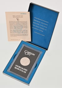 1883 Carson City Morgan Silver Dollar-GSA Slab